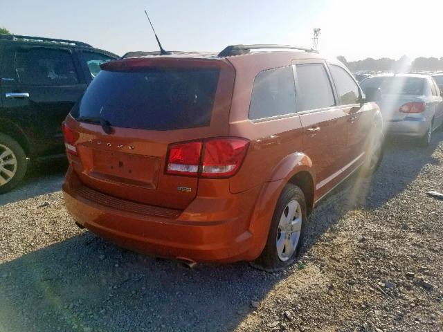 3D4PG1FG1BT511150 - 2011 DODGE JOURNEY MA ORANGE photo 4