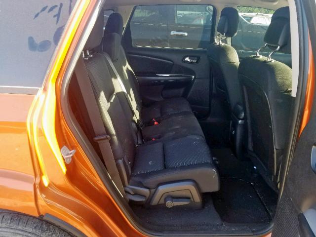 3D4PG1FG1BT511150 - 2011 DODGE JOURNEY MA ORANGE photo 6