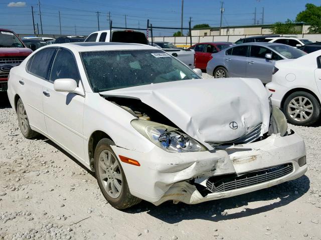 JTHBF30G030118199 - 2003 LEXUS ES 300 WHITE photo 1