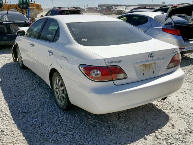 JTHBF30G030118199 - 2003 LEXUS ES 300 WHITE photo 3