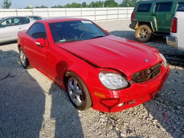 WDBKK65F01F206872 - 2001 MERCEDES-BENZ SLK 320 RED photo 1