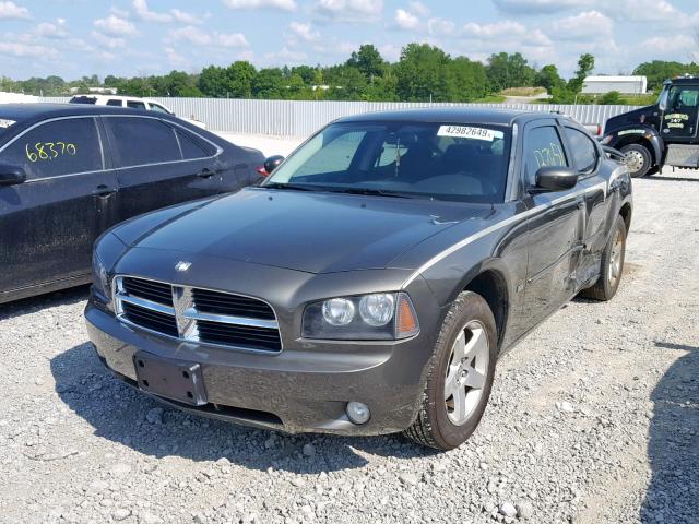 2B3CA3CV3AH127150 - 2010 DODGE CHARGER SX GRAY photo 2