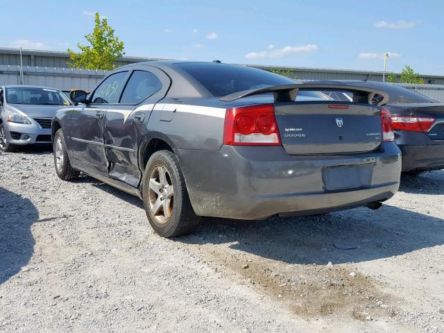 2B3CA3CV3AH127150 - 2010 DODGE CHARGER SX GRAY photo 3