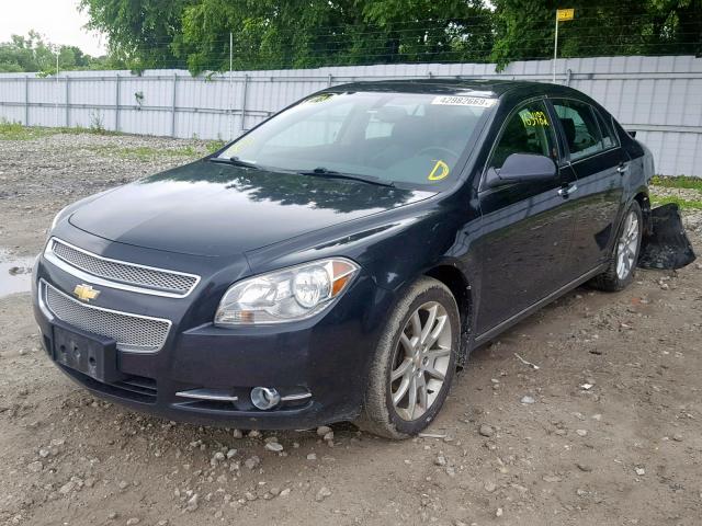 1G1ZE5E06AF199447 - 2010 CHEVROLET MALIBU LTZ ნაცრისფერი ფოტო 2