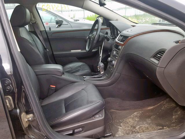 1G1ZE5E06AF199447 - 2010 CHEVROLET MALIBU LTZ ნაცრისფერი ფოტო 5