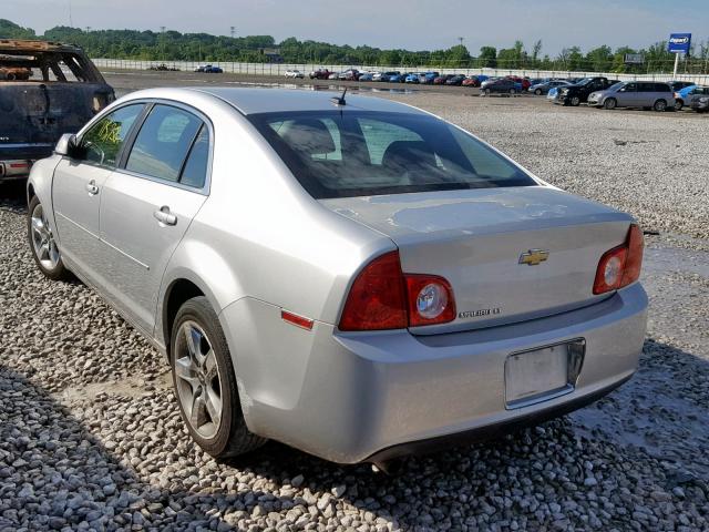 1G1ZC5EB5AF213782 - 2010 CHEVROLET MALIBU 1LT 银色 照片 3