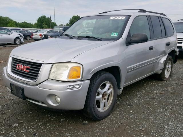 1GKDT13S642300166 - 2004 GMC ENVOY GRAY photo 2