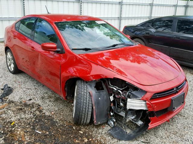 1C3CDFBA8DD335665 - 2013 DODGE DART SXT RED photo 1