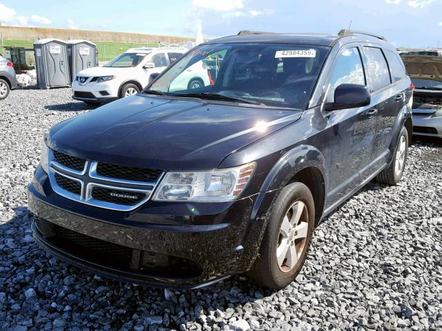 3D4PG1FG4BT527987 - 2011 DODGE JOURNEY MA BLACK photo 2