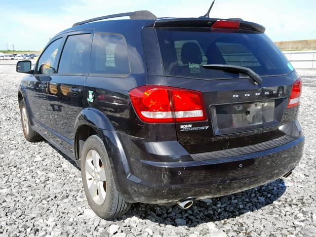 3D4PG1FG4BT527987 - 2011 DODGE JOURNEY MA BLACK photo 3