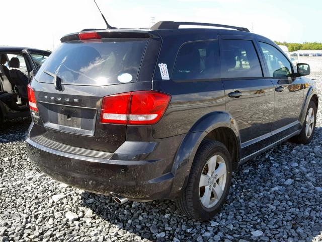 3D4PG1FG4BT527987 - 2011 DODGE JOURNEY MA BLACK photo 4