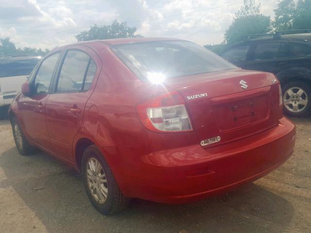 JS2YC5A39D6102048 - 2013 SUZUKI SX4 LE RED photo 3