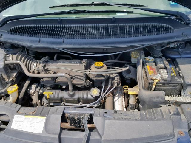 1D4GP25R63B299308 - 2003 DODGE CARAVAN SE BLUE photo 7