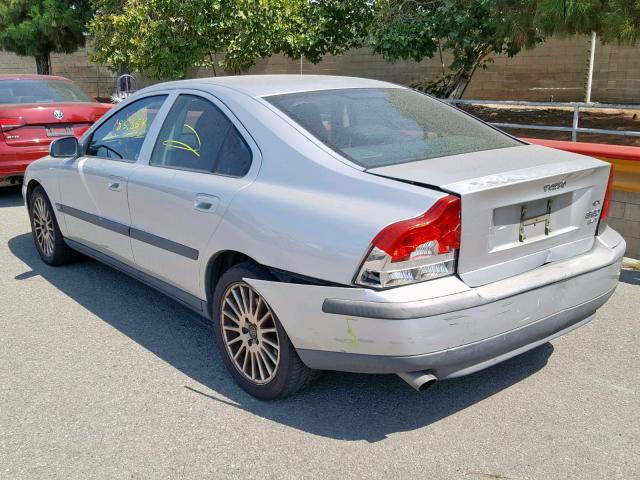 YV1RS58D932254931 - 2003 VOLVO S60 2.4T SILVER photo 3