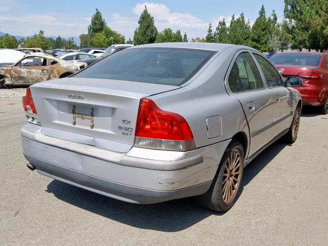 YV1RS58D932254931 - 2003 VOLVO S60 2.4T SILVER photo 4