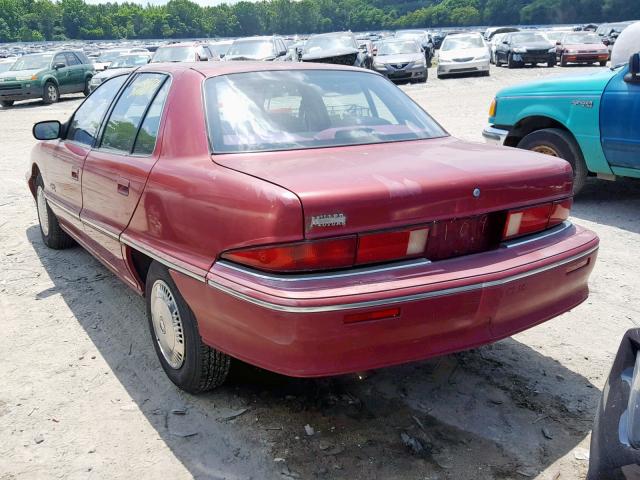 1G4NV5539RC260718 - 1994 BUICK SKYLARK CU RED photo 3