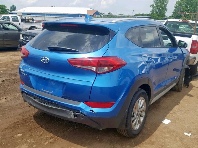 KM8J33A46HU450640 - 2017 HYUNDAI TUCSON LIM BLUE photo 4