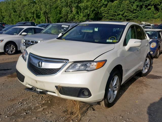 5J8TB4H38EL017052 - 2014 ACURA RDX WHITE photo 2