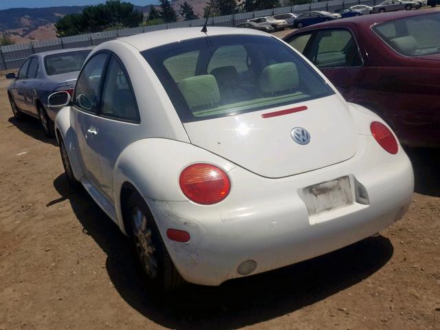 3VWCK31C04M409908 - 2004 VOLKSWAGEN NEW BEETLE WHITE photo 3