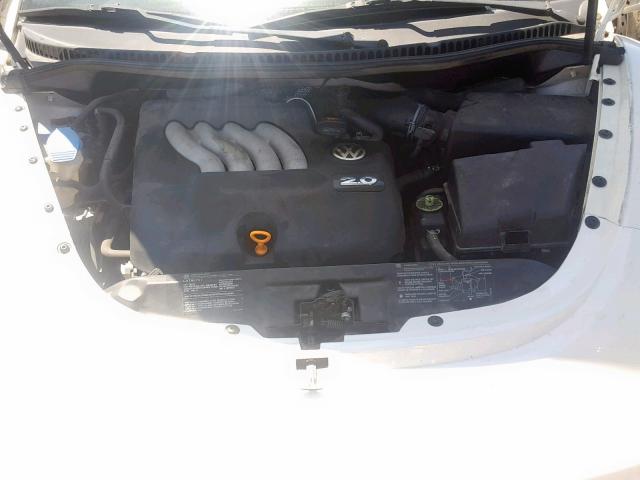 3VWCK31C04M409908 - 2004 VOLKSWAGEN NEW BEETLE WHITE photo 7