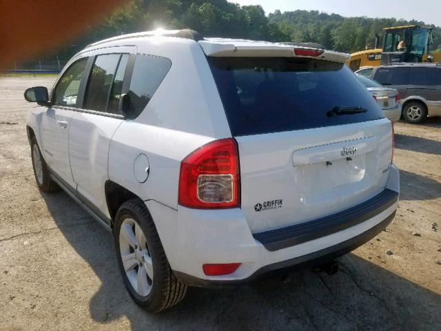 1J4NF1FBXBD282267 - 2011 JEEP COMPASS SP WHITE photo 3