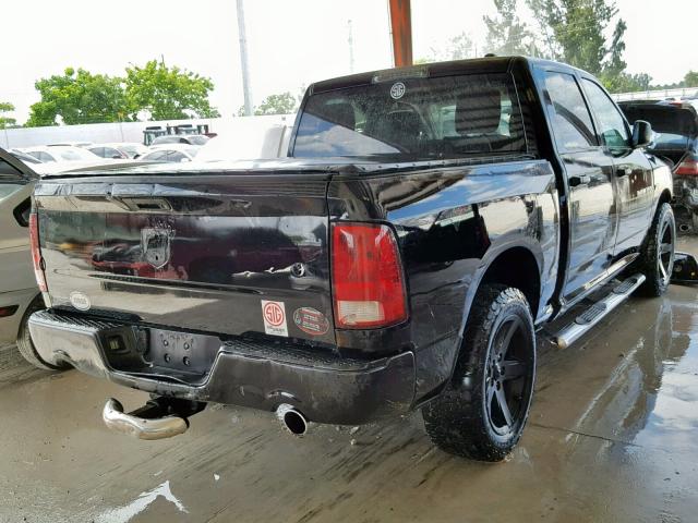 1C6RD6KT3CS268773 - 2012 DODGE RAM 1500 S BLACK photo 4