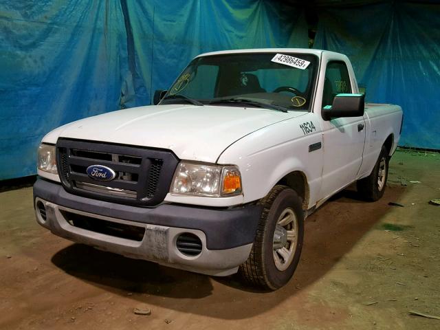 1FTYR10D69PA37883 - 2009 FORD RANGER WHITE photo 2