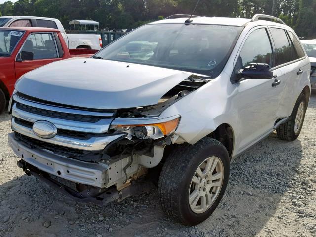 2FMDK3GC4BBB53118 - 2011 FORD EDGE SE SILVER photo 2