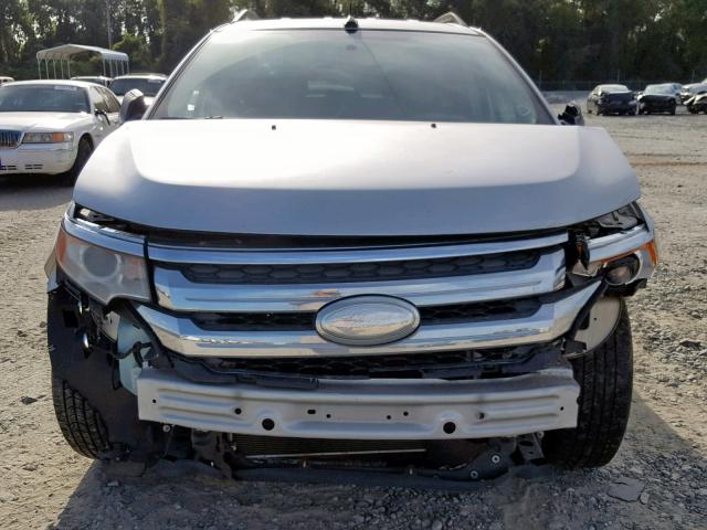 2FMDK3GC4BBB53118 - 2011 FORD EDGE SE SILVER photo 9