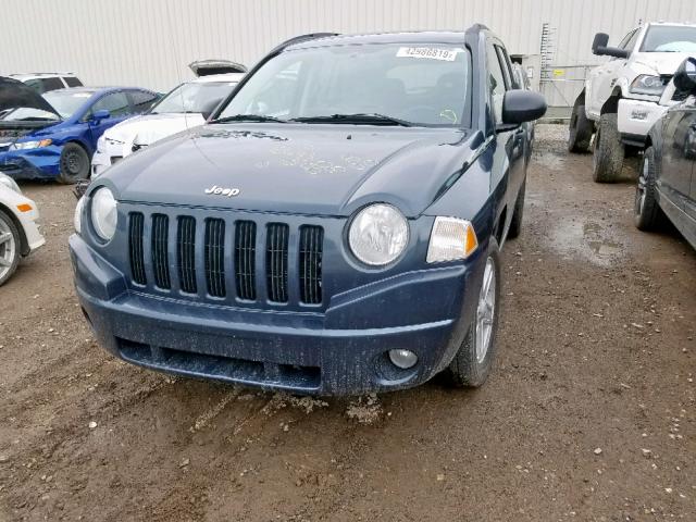 1J8FF47W27D110182 - 2007 JEEP COMPASS BLUE photo 2