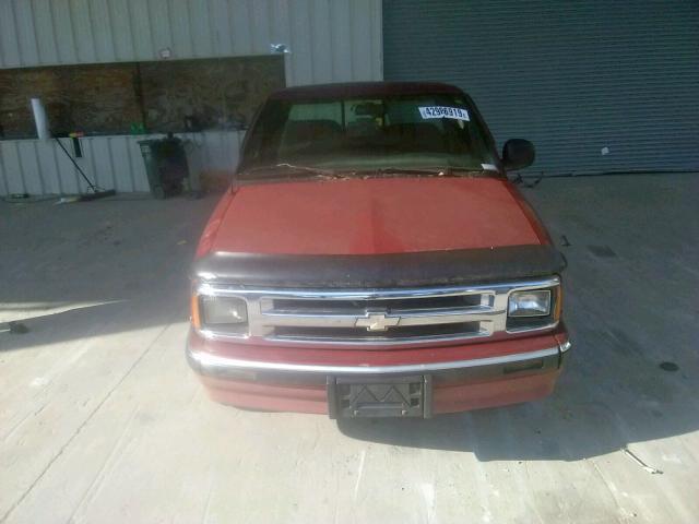 1GCCS19X8T8227732 - 1996 CHEVROLET S TRUCK S1 RED photo 9