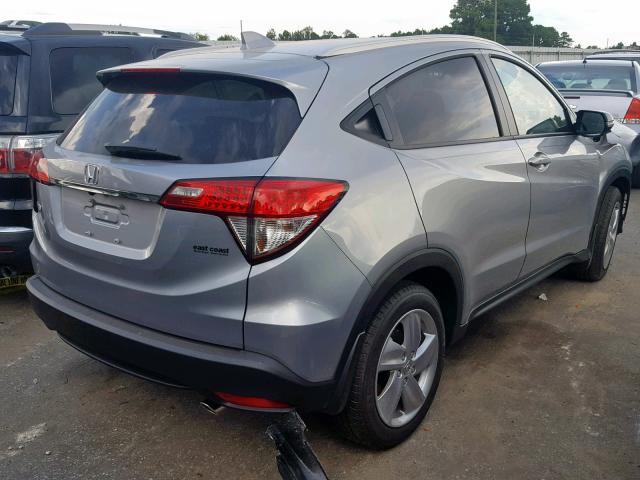 3CZRU5H50KM711197 - 2019 HONDA HR-V EX SILVER photo 4