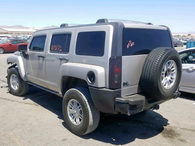 5GTDN13E778170408 - 2007 HUMMER H3 TAN photo 3