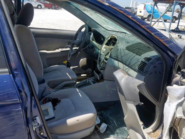 KNAFE221095611575 - 2009 KIA SPECTRA EX BLUE photo 5