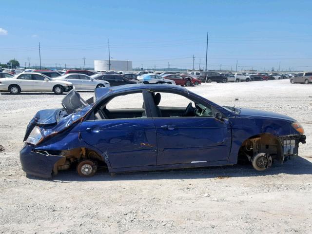 KNAFE221095611575 - 2009 KIA SPECTRA EX BLUE photo 9