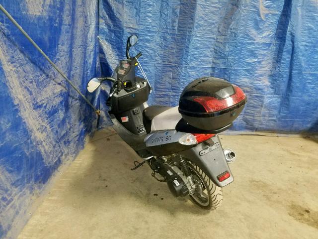 L9NTELKE6H1010967 - 2017 TAO SCOOTER BLACK photo 3