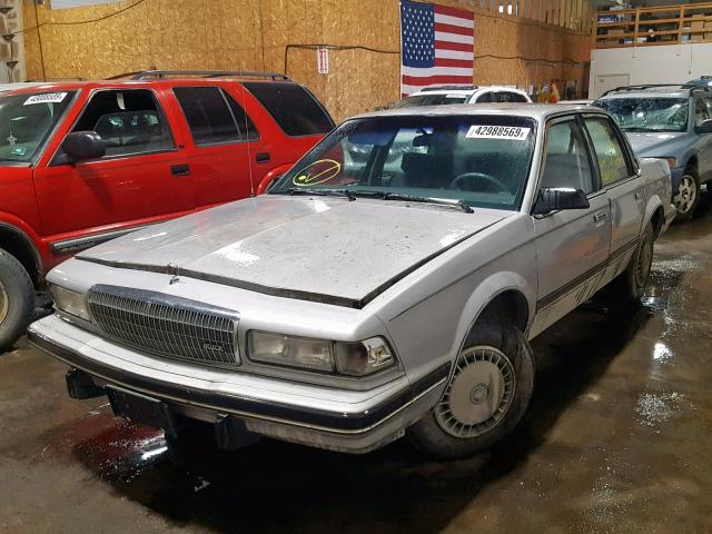 1G4AG54R1M6434240 - 1991 BUICK CENTURY SP SILVER photo 2