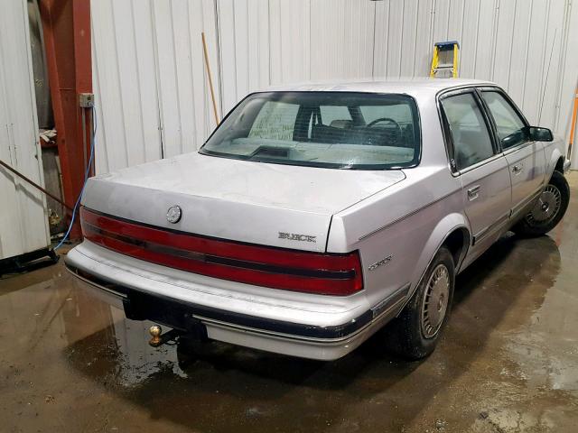 1G4AG54R1M6434240 - 1991 BUICK CENTURY SP SILVER photo 4