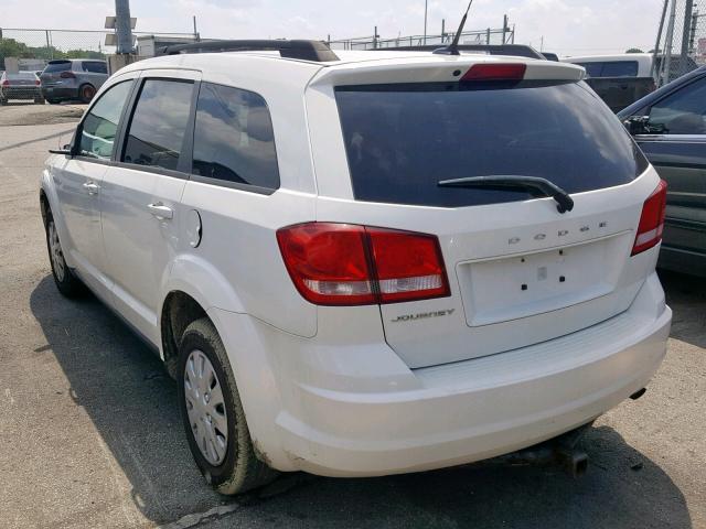 3D4PG4FB8BT530400 - 2011 DODGE JOURNEY EX WHITE photo 3