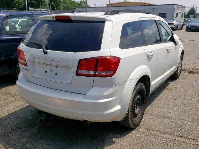 3D4PG4FB8BT530400 - 2011 DODGE JOURNEY EX WHITE photo 4