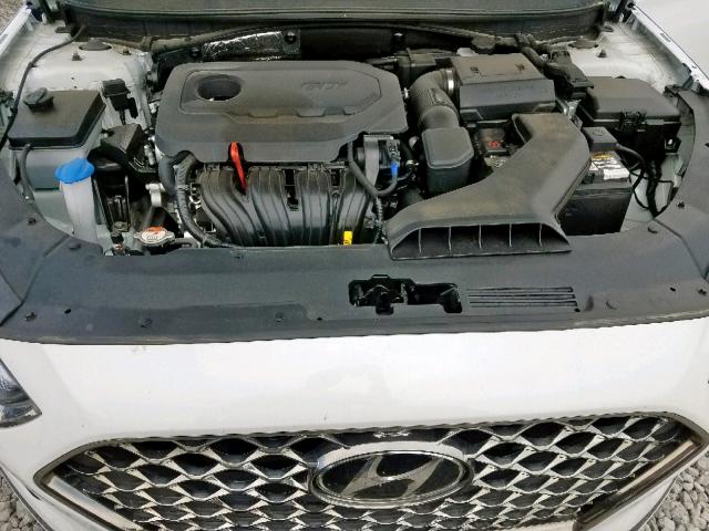 5NPE34AF8JH632076 - 2018 HYUNDAI SONATA SPO WHITE photo 7