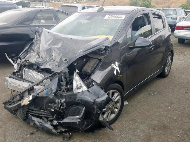 KL8CK6S06FC735413 - 2015 CHEVROLET SPARK EV 1 黑色 照片 2