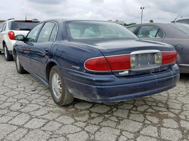 1G4HP54K624158003 - 2002 BUICK LESABRE CU BLUE photo 3