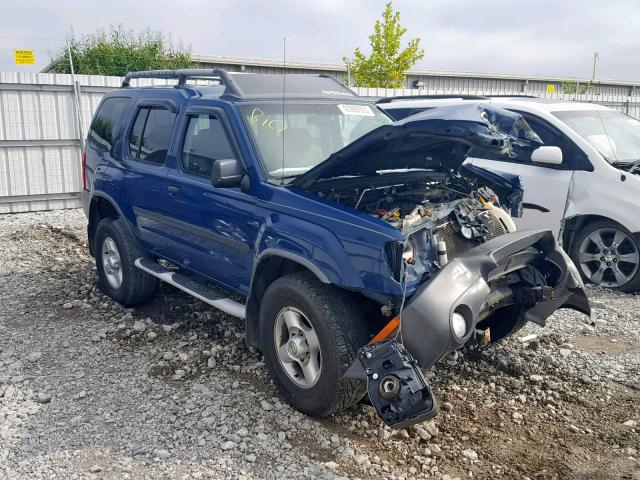 5N1ED28T73C632139 - 2003 NISSAN XTERRA XE BLUE photo 1