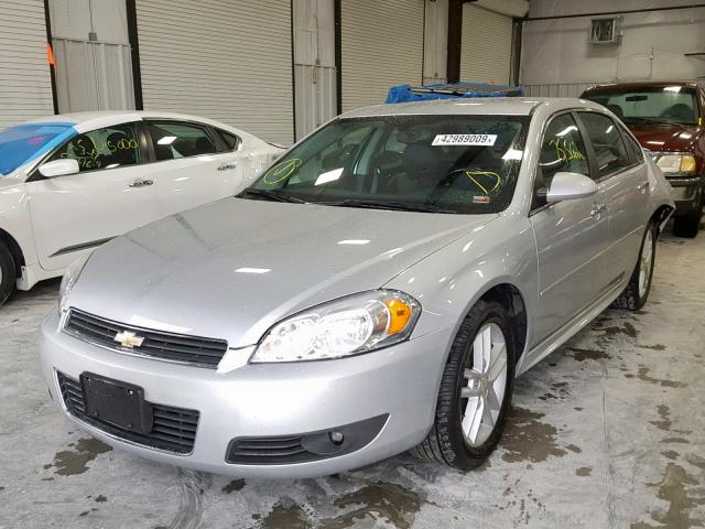 2G1WC5EM1A1264627 - 2010 CHEVROLET IMPALA LTZ SILVER photo 2