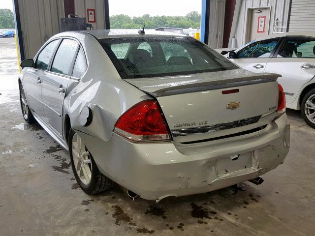 2G1WC5EM1A1264627 - 2010 CHEVROLET IMPALA LTZ SILVER photo 3