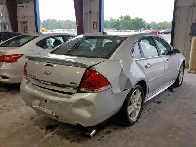 2G1WC5EM1A1264627 - 2010 CHEVROLET IMPALA LTZ SILVER photo 4