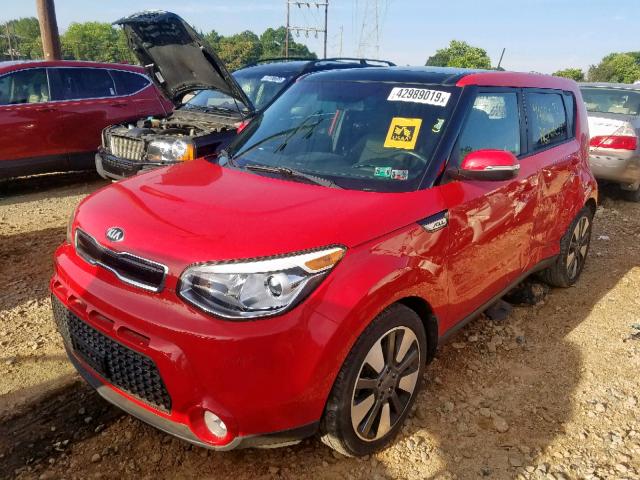 KNDJX3A55E7711588 - 2014 KIA SOUL ! Qırmızı foto 2