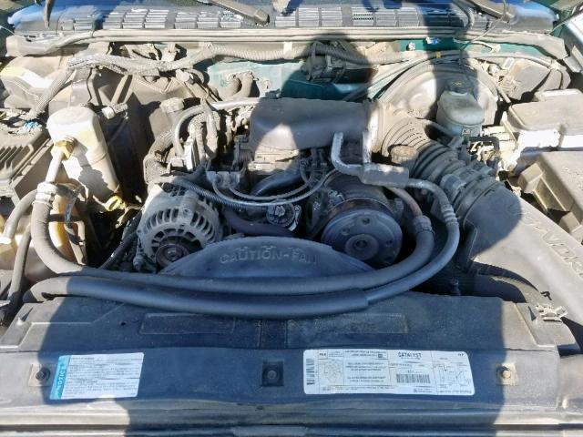 1GNDT13W1W2103477 - 1998 CHEVROLET BLAZER GREEN photo 7