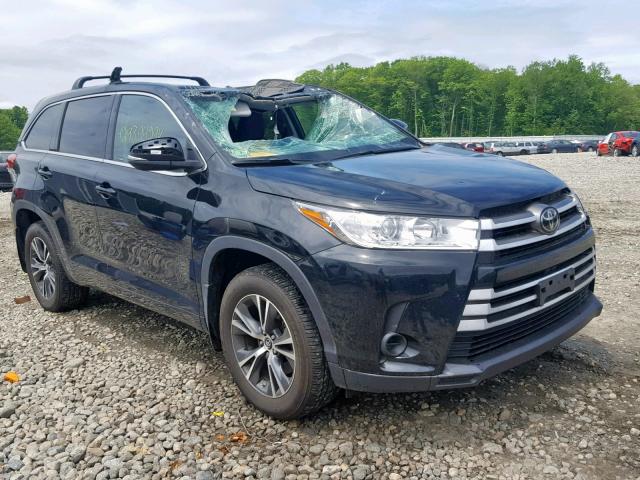 5TDBZRFH7JS805086 - 2018 TOYOTA HIGHLANDER BLACK photo 1